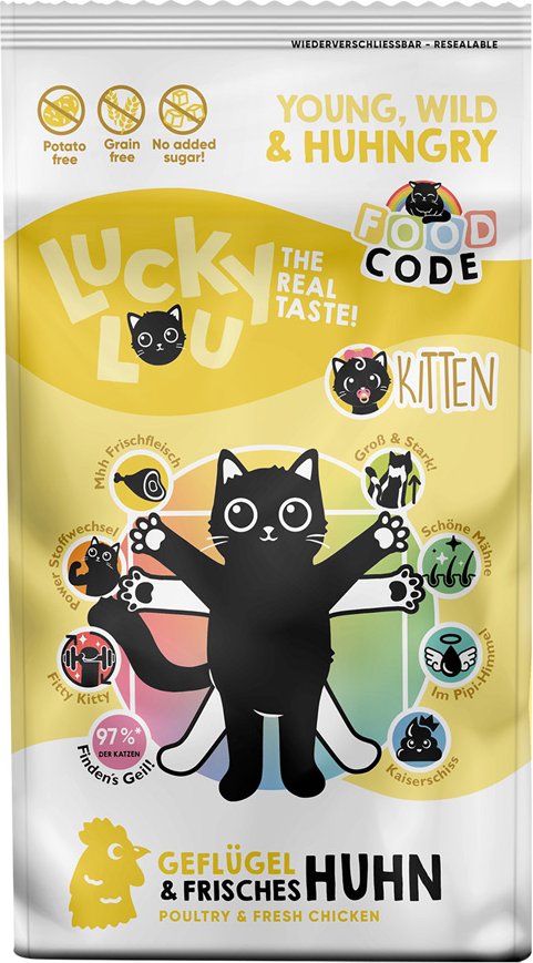 Lucky Lou Kitten Geflügel & Huhn - 340 g