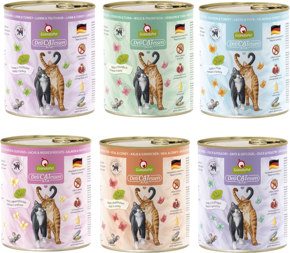 GranataPet DeliCatessen Probierpaket 6 x 800 g - Probierpaket 1