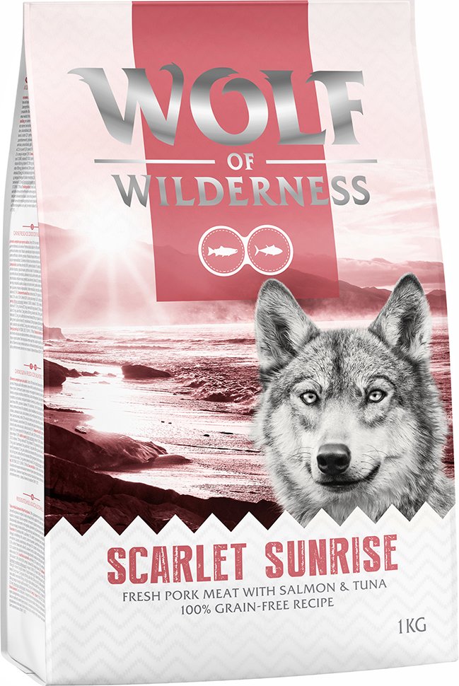 Wolf of Wilderness "Scarlet Sunrise" Lachs & Thunfisch - getreidefrei - 1 kg