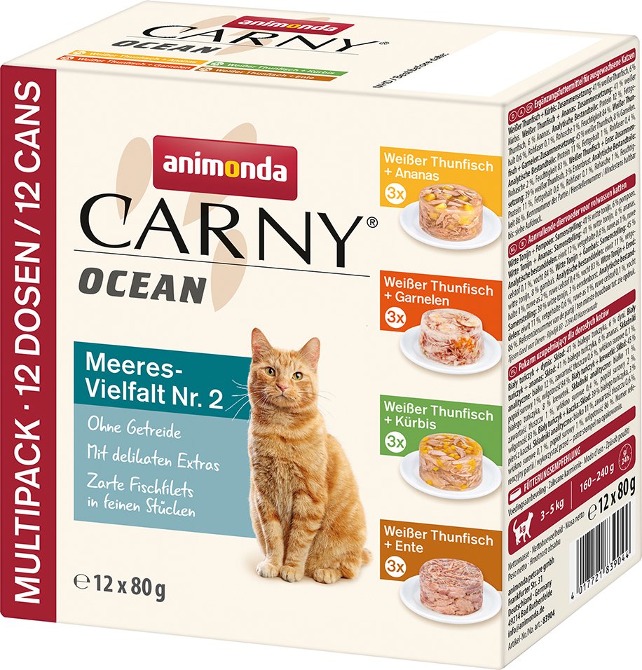 animonda Carny Ocean 12 x 80 g - Ocean Mixpaket 2 (4 Sorten)