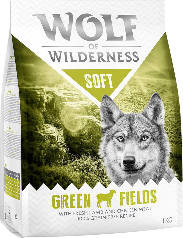 Wolf of Wilderness "Soft - Green Fields" Lamm - getreidefrei - Sparpaket: 5 x 1 kg