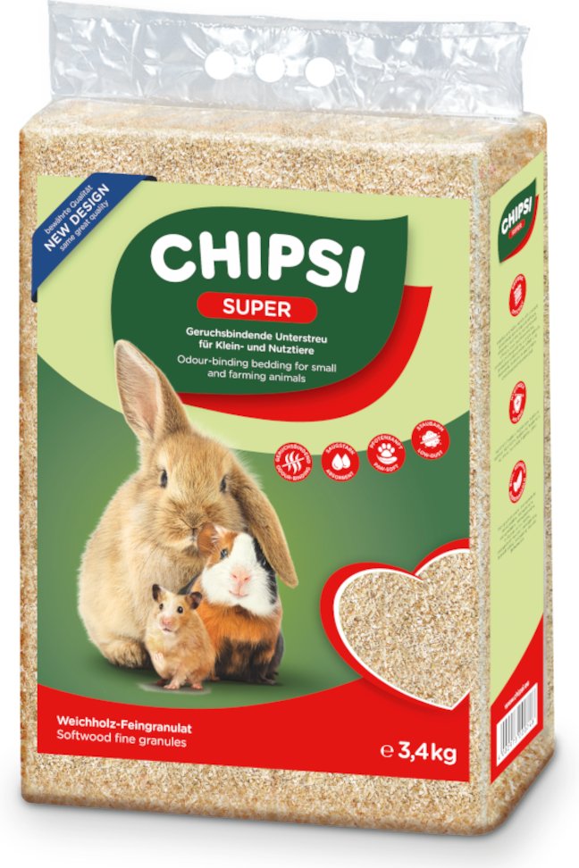 Chipsi Super Heimtierstreu - Doppelpack 2 x 3,4 kg