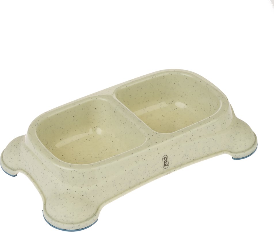 TIAKI Doppelnapf - 2 x 400 ml