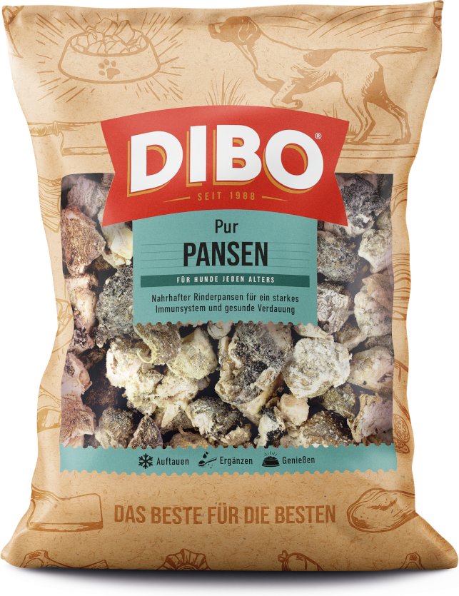 DIBO Frostfutter Pansen Rind - 5 x 2000 g