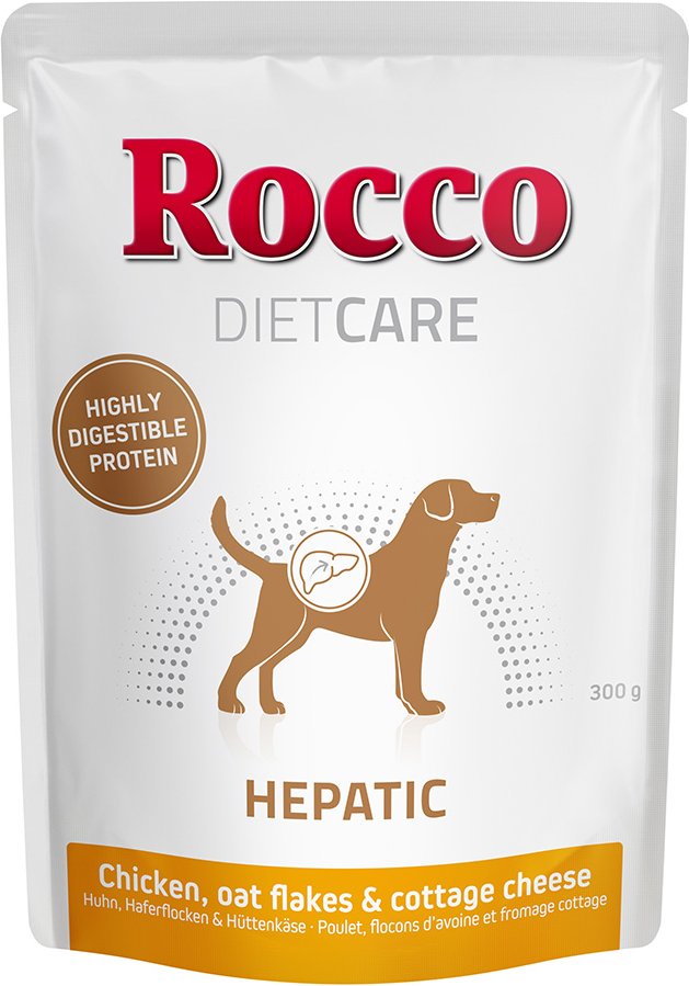 Rocco Diet Care Hepatic Huhn mit Haferflocken & Hüttenkäse 300g - Pouch 6 x 300 g