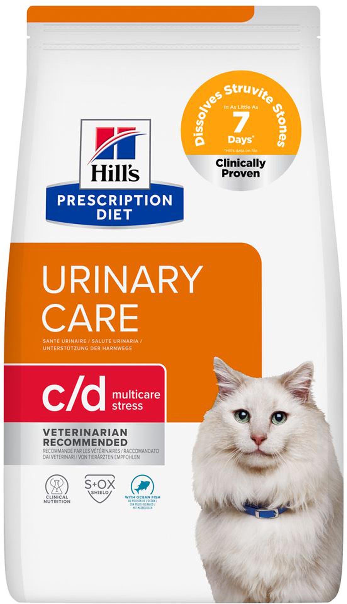 Hill's Prescription Diet c/d Multicare Stress Urinary Care mit Meeresfisch - 8 kg