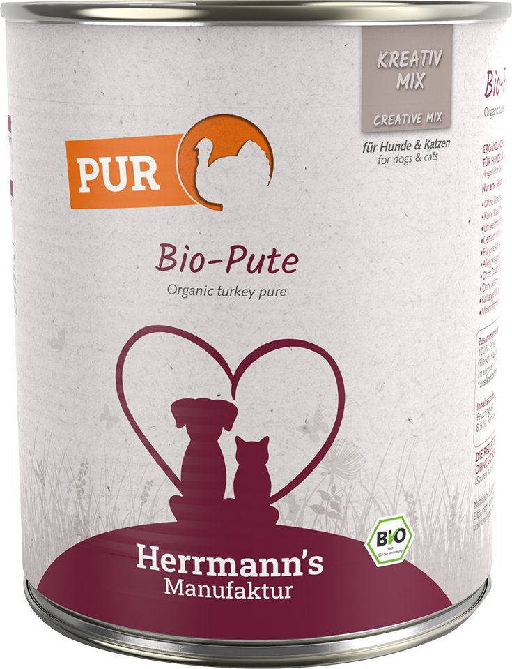 Herrmann's Reinfleisch / Bio-Reinfleisch 6 x 800 g - Bio-Pute