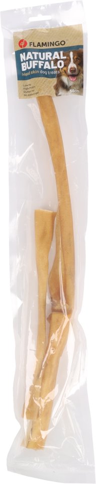 Flamingo Natur Snack Büffelkopfhaut - 100 g (50 cm)