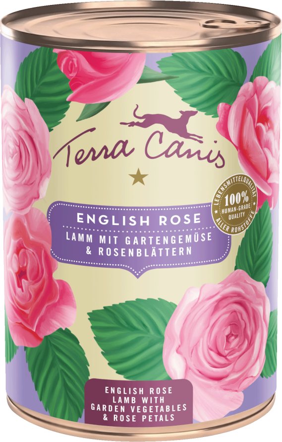 Thumbnail - Terra Canis Menü Floralis 6 x 400 g - Englische Rose: Lamm