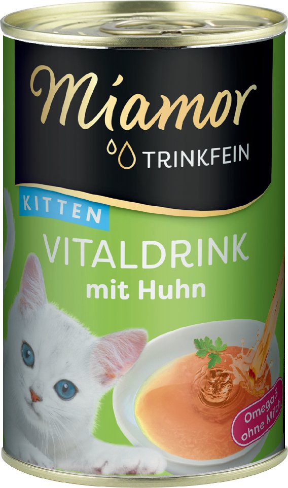 Miamor Trinkfein Vitaldrink 24 x 135 ml - Kitten mit Huhn