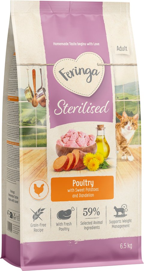 Feringa Adult Sterilised Geflügel - NEU 6,5 kg