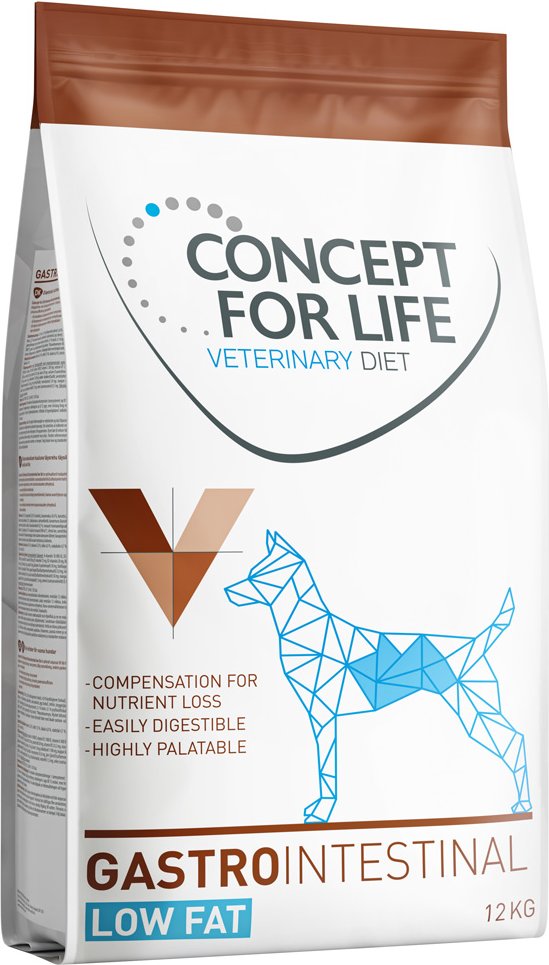 Concept for Life Veterinary Diet Gastrointestinal Low Fat Hundefutter - 12 kg