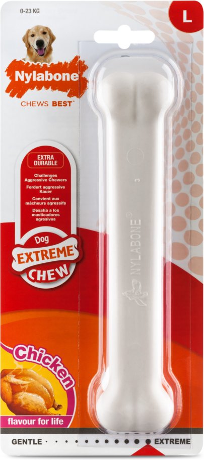 Thumbnail - Nylabone Dura Chew Chicken - Gr. L: L 20 x B 4,0 x H 2,0 cm