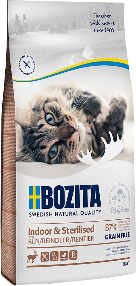 Bozita Grainfree Indoor & Sterilised Rentier - 10 kg