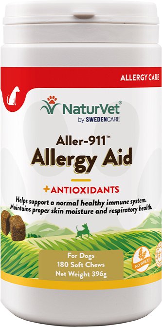 NaturVet Aller-911 Advanced Allergy Aid Snacks - 180 Stück