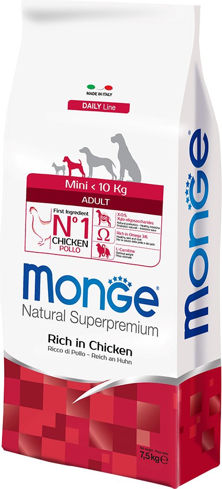 Monge Super Premium Adult Mini Huhn - 2 x 7,5 kg