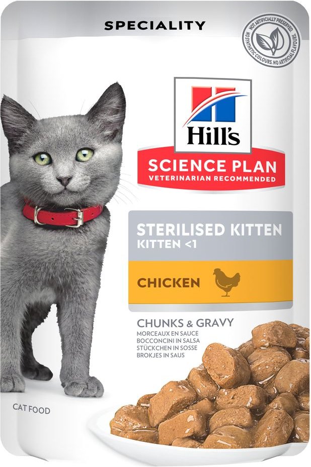 Hill's Science Plan Sterilised Kitten - Huhn (12 x 85 g)