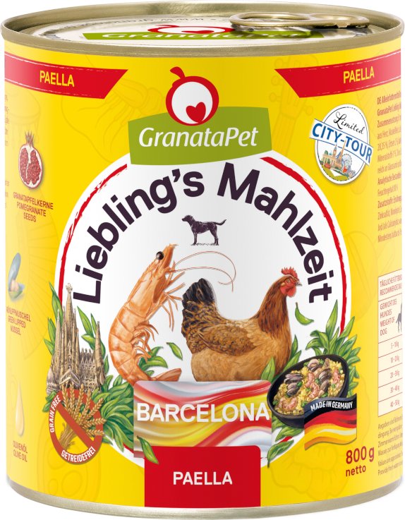 Granatapet Liebling´s Mahlzeit City Tour 6 x 800 g - Barcelona (Paella)