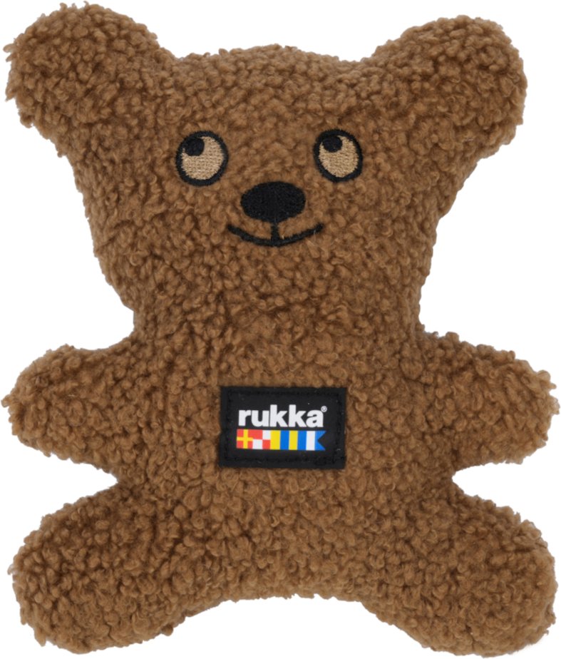 Rukka® Teddy Hundespielzeug, braun - Größe S: L 15 x B 12 cm