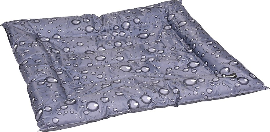 Flamingo Kühlbett Fresk Drop, grau - Größe M: L 76 x B 66 cm