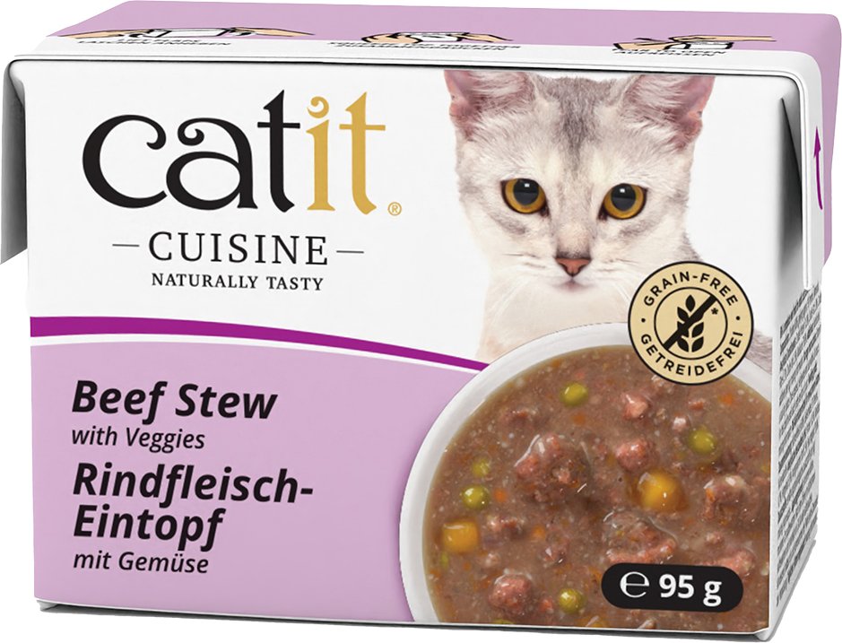 Sparpaket Catit Cuisine Eintopf 24 x 95 g - Rind mit Gemüse
