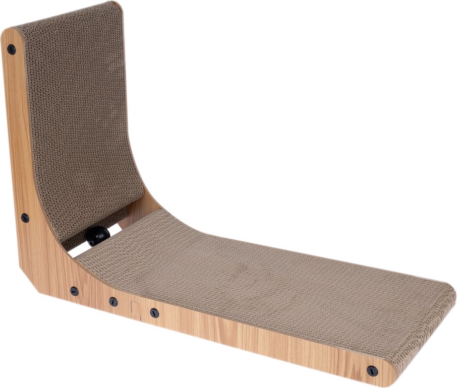 zooplus Basics Kratzmöbel in L-Form Leon - L 40 x B 25 x H 60 cm