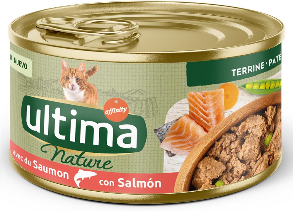 Ultima Nature Paté Katze 18 x 85 g - Lachs