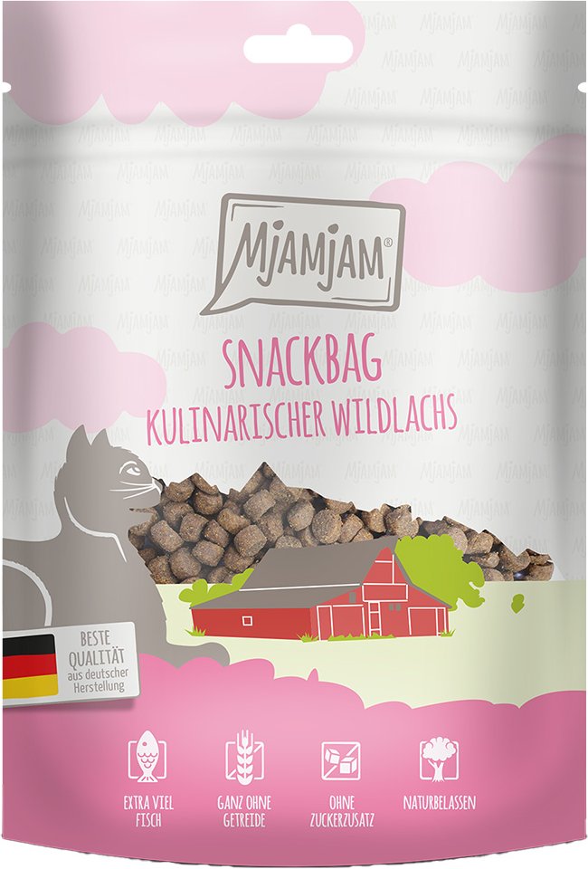 MjAMjAM Snackbag kulinarischer Wildlachs - Sparpaket 4 x 125 g