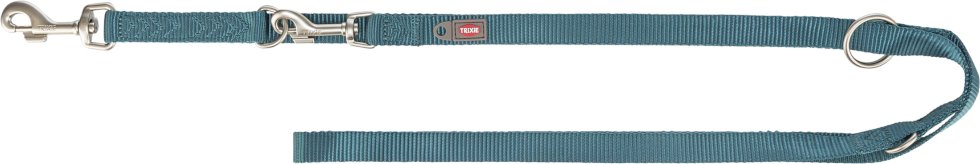 Trixie Premium Verlängerungsleine, petrol - Größe XS - S: 200 cm lang, 15 mm breit