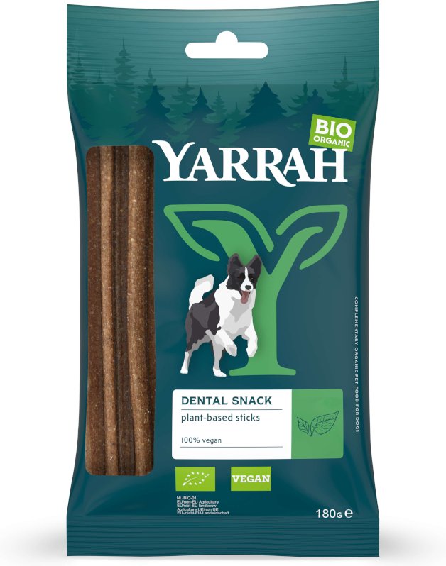 Yarrah Vegane Bio Dental Sticks - Sparpaket: 12 x 180 g