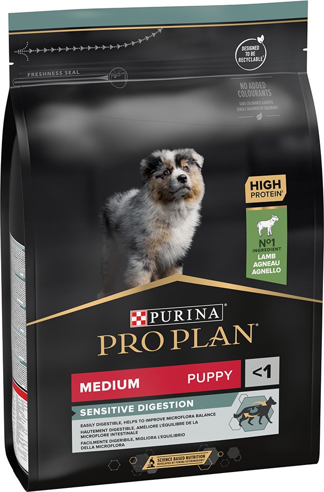 PURINA PRO PLAN Medium Puppy Lamm & Reis Sensitive Digestion - 3 kg