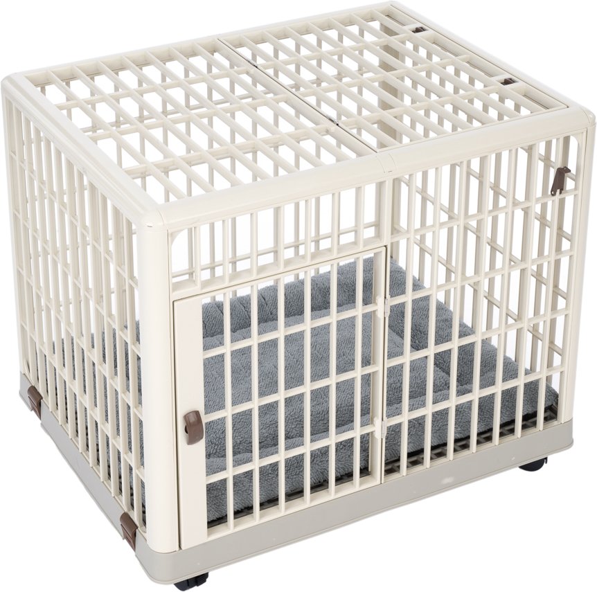 TIAKI Zimmerkäfig mit Kissen - L 64,5 x B 50 x H 56 cm