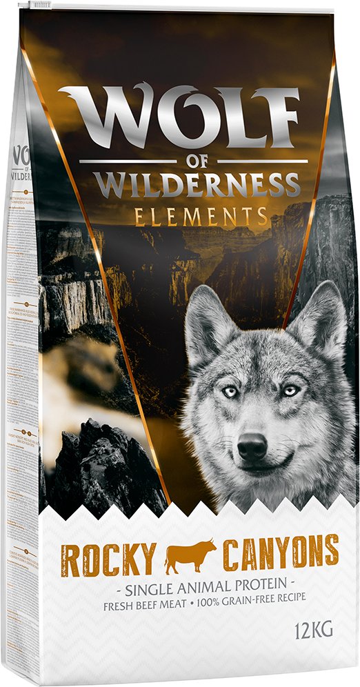 Wolf of Wilderness Sensitiv "Rocky Canyons" Rind - getreidefrei - 12 kg
