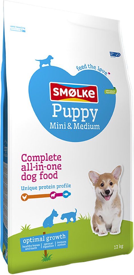 Smølke Puppy Mini-Medium - Sparpaket: 2 x 12 kg