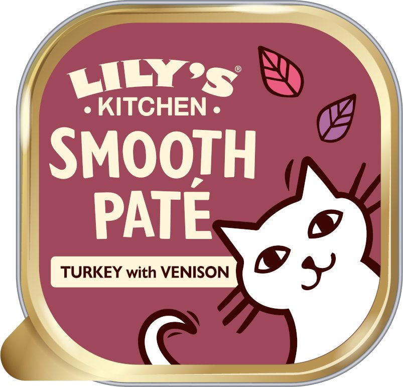 Lily's Kitchen Smooth Paté Selection für Katzen 19 x 85 g - Truthahn & Hirsch