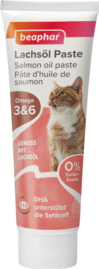 Thumbnail - Beaphar Lachsöl Paste für Katzen - Sparpaket: Lachsöl 2 x 250 g