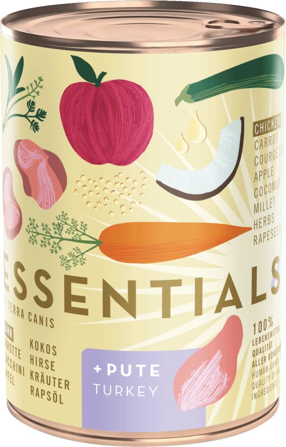 Sparpaket Terra Canis Essential 8+ 12 x 385 g - Huhn & Pute