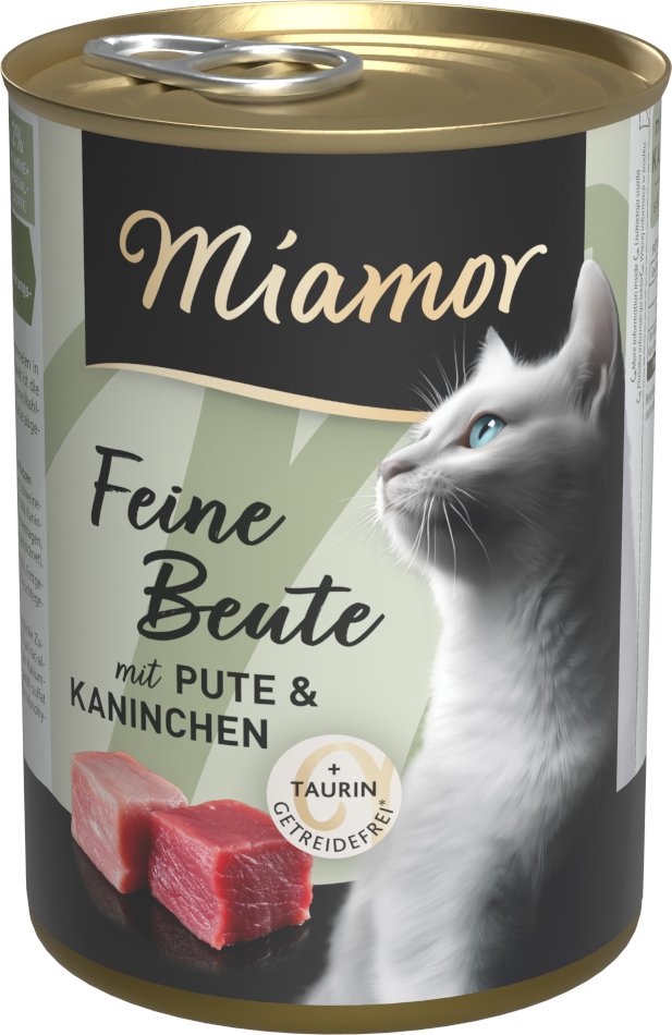 Sparpaket Miamor Feine Beute 24 x 400 g - Pute & Kaninchen