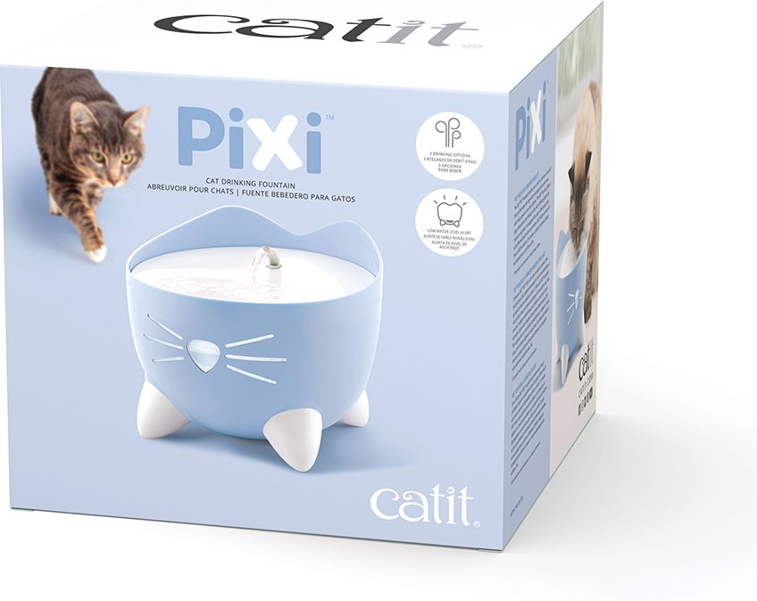 Catit PIXI Trinkbrunnen, blau - Trinkbrunnen 2,5 l
