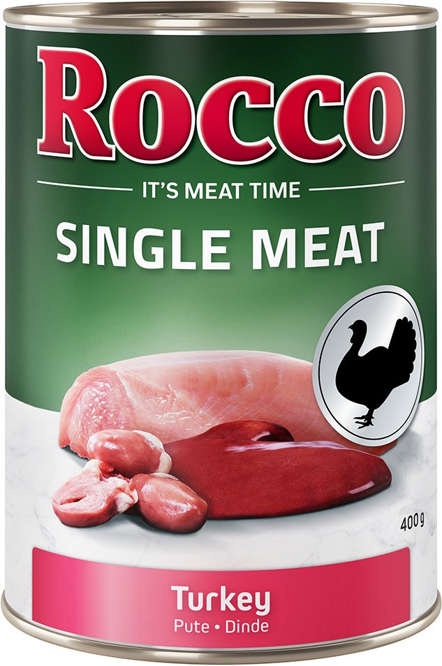 Rocco Single Meat 6 x 400 g / 800 g 6 x 400 g: Pute