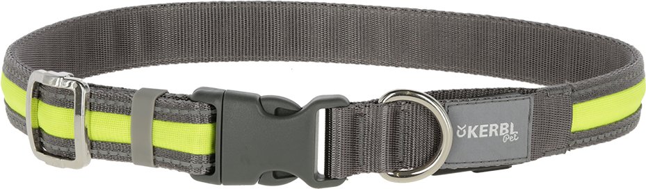 Kerbl Pet Light & Reflex Leuchthalsband - Größe S/M: 35-50 cm Halsumfang, 20 mm breit