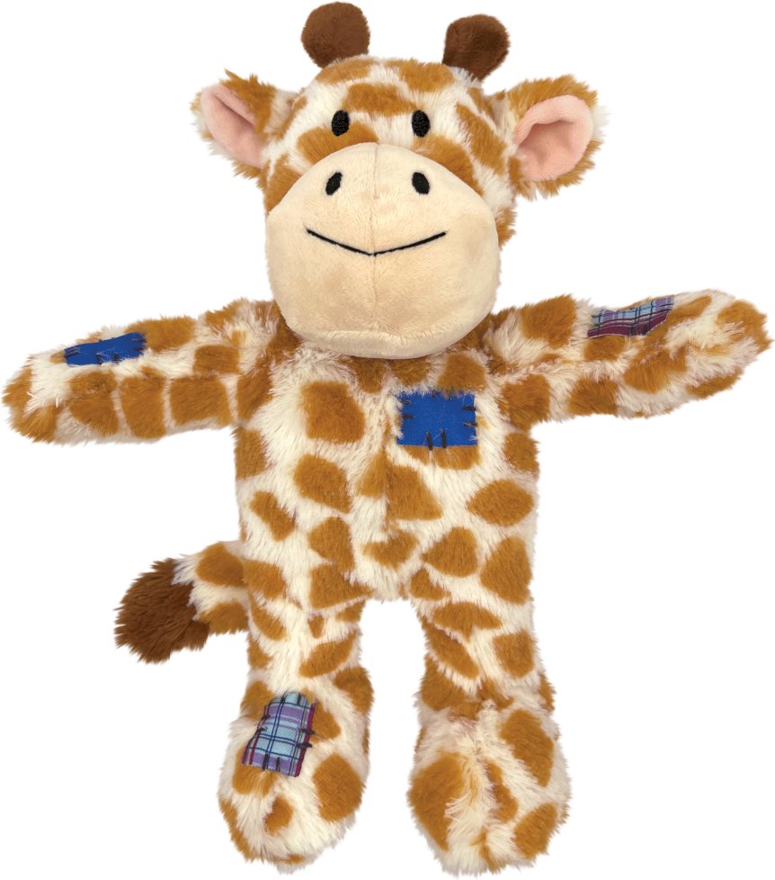 Thumbnail - KONG WildKnots Hundespielzeug Giraffe - Gr. M/L: ca. L 29,2 x B 25,4 x H 10,8 cm