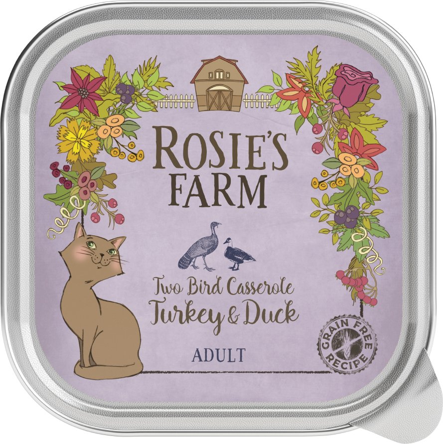 Rosie's Farm Adult 16 x 100 g - Pute & Ente
