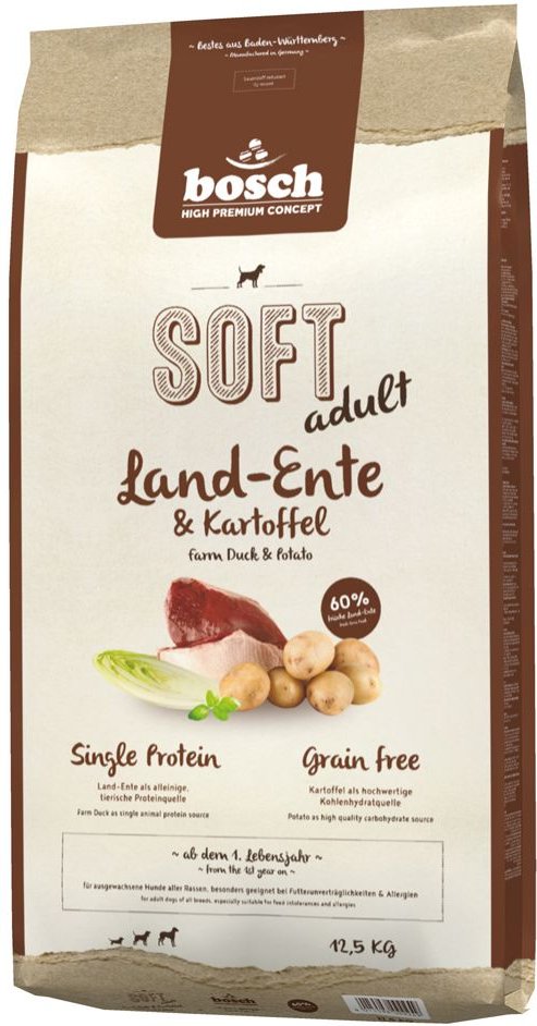 bosch Soft Land-Ente & Kartoffel - 12,5 kg