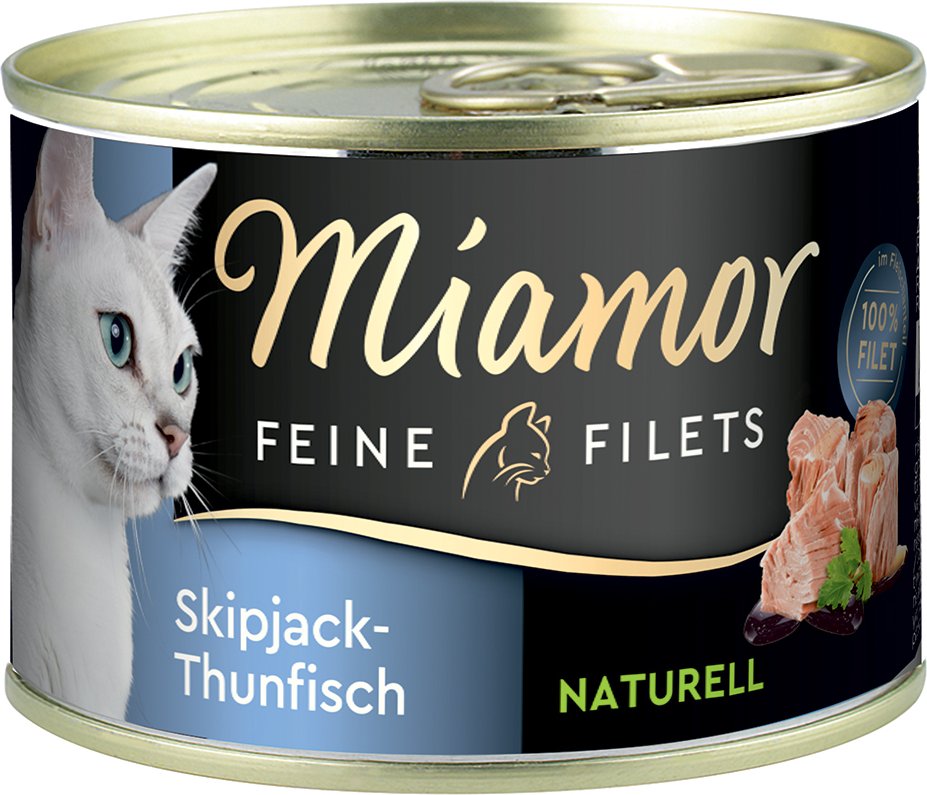 Sparpaket Miamor Feine Filets Naturelle 24 x 156 g - Skipjack-Thunfisch