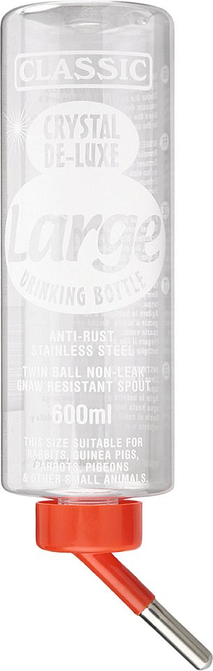 Trinkflasche - Nippeltränke Classic de Luxe - 600 ml, Large