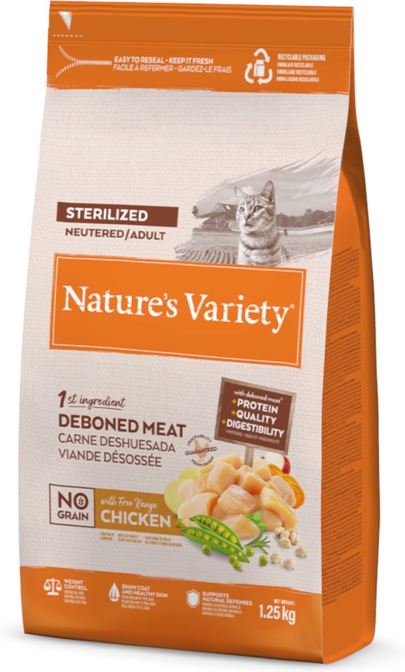 Nature's Variety No Grain Sterilized Adult Freilandhuhn - 1,25 kg