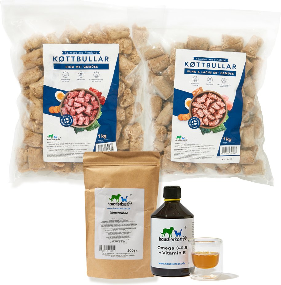 Haustierkost Einsteigerpaket für kleinste Hunde - 6 x 1 kg