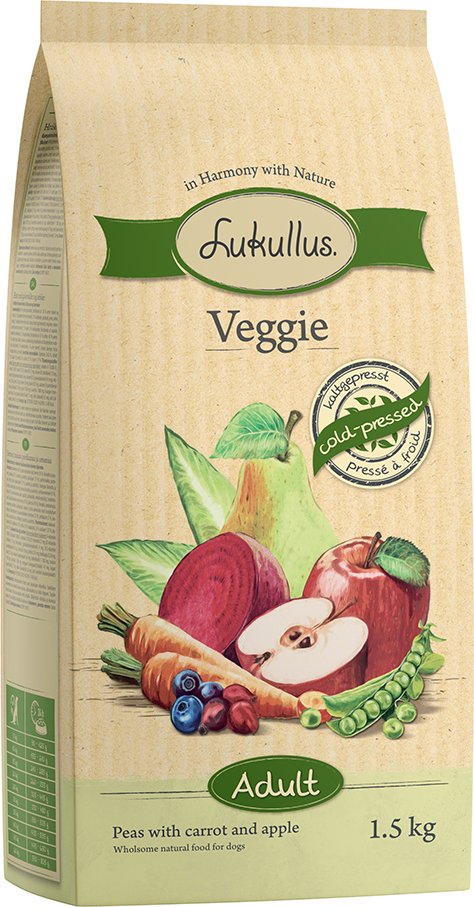 Lukullus Kaltgepresst Veggie - Sparpaket: 4 x 1,5 kg