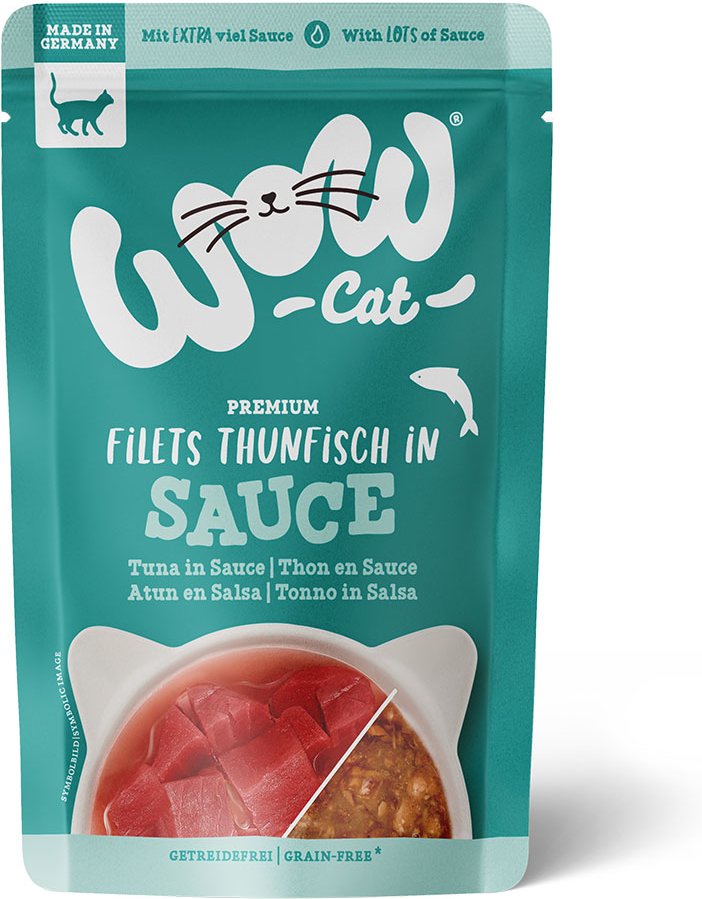 WOW Cat in Soße 8 x 85 g - Thunfisch